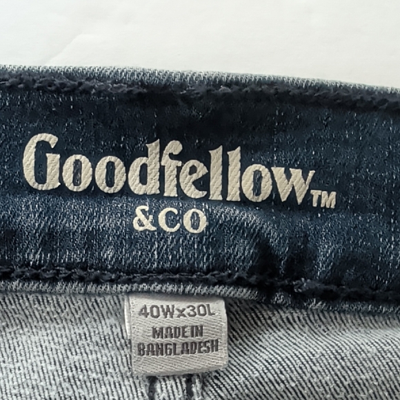 NWT Goodfellow & Co. Slim Total Flex Premium Denim Jeans W40 X L30 Medium Wash - Picture 3 of 16